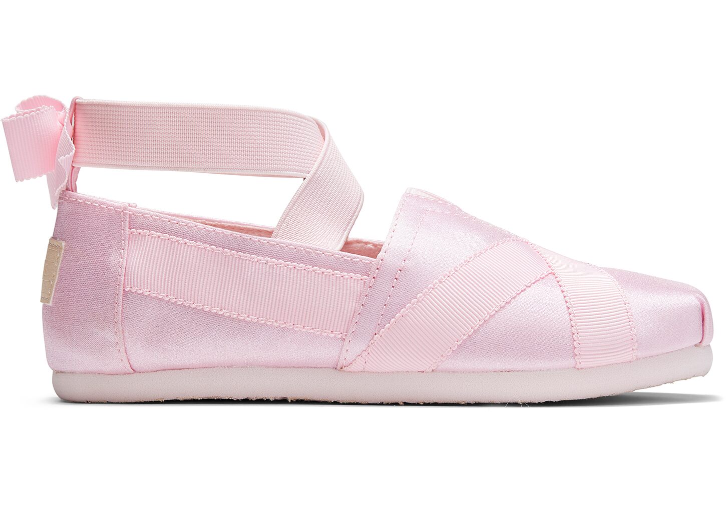 Toms Shiny Glitz Ballerina Classics - Kids Alpargata Espadrilles - Pink - NZ - 068715CUX